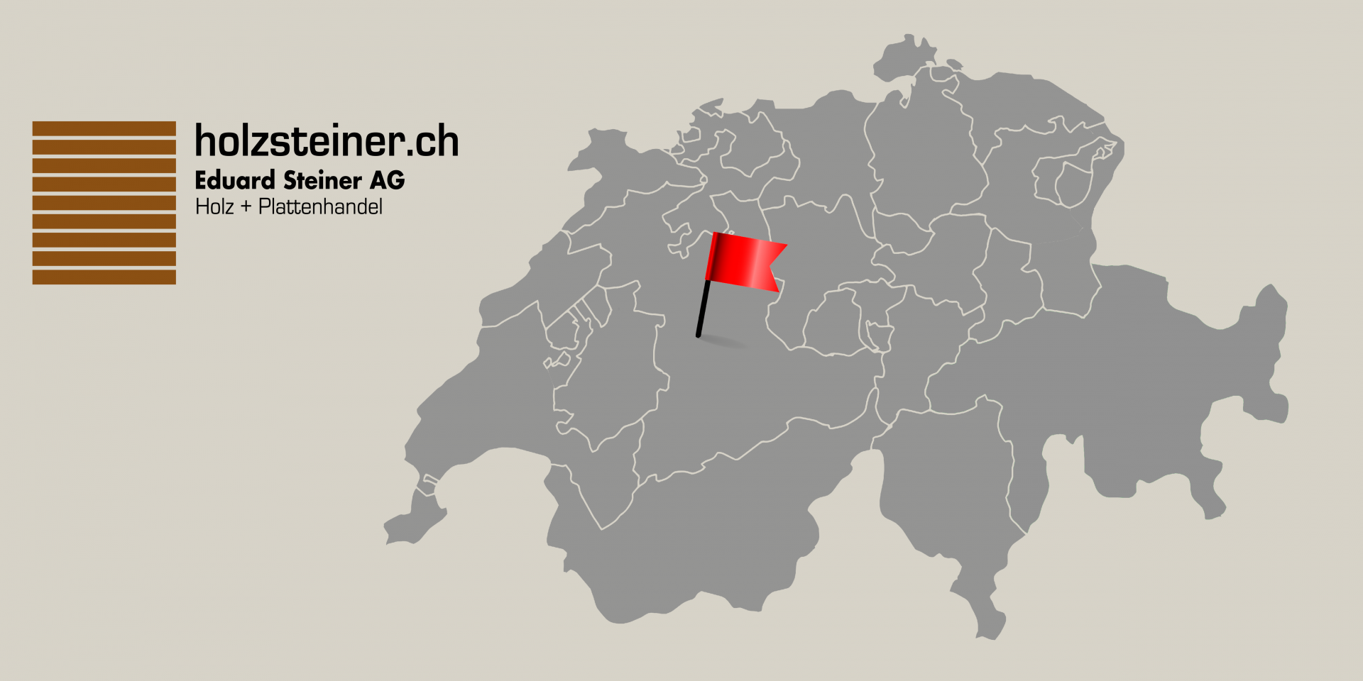 Carte avec logo Holz Steiner